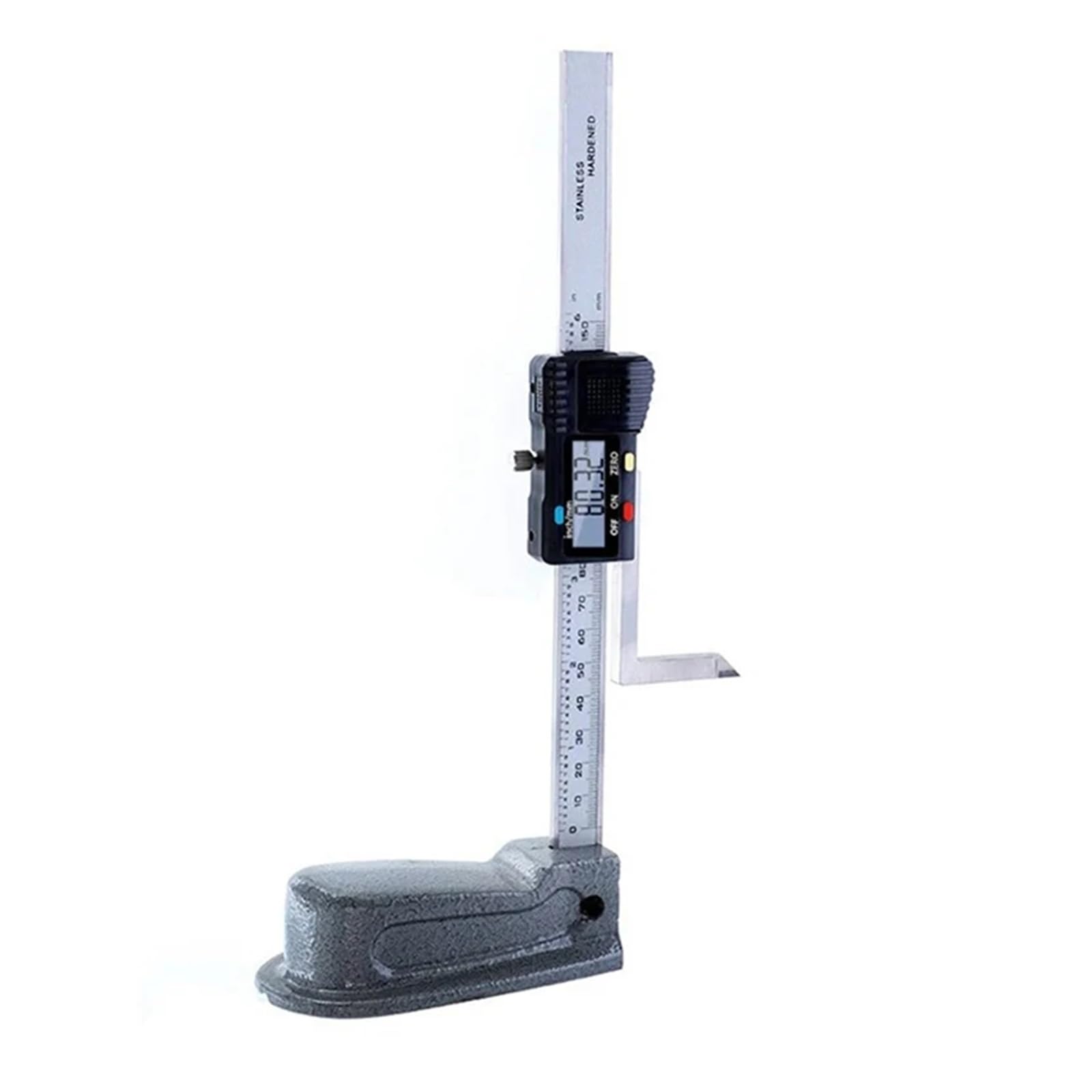 Calibrador de altura digital de 0 a 150 mm, calibrador electrónico for carpintería con puerto de salida de datos, 0,01 mm, conversión a pulgadas métricas
