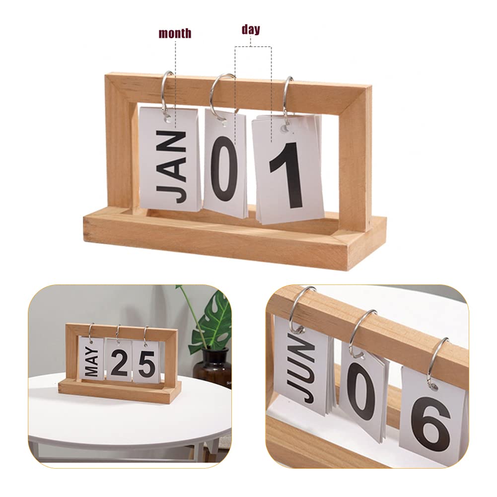 Eeuwigdurende Kalender Datumrecord Handgemaakte DIY Ringversieringen Bureaukalender voor Kantoorbenodigdheden Huis Keuken Decor (Groen Eeuwigdurende Kalender Datumrecord Handgemaakte DIY Ringversieringen Bureaukalender voor Kantoorbenodigdheden Huis Keuken Decor (Groen