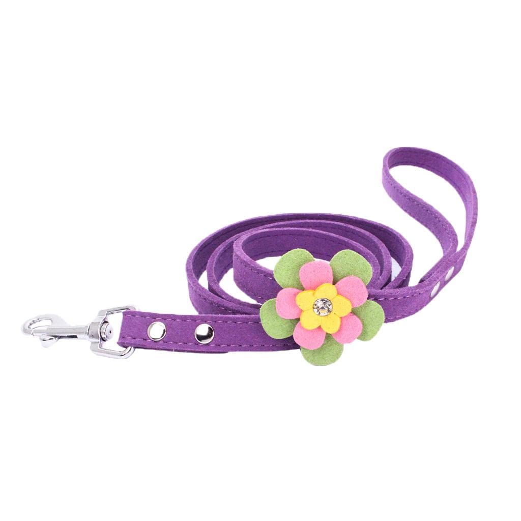 Meri Shopp Adjustable Pet Puppy Flower Lead Leash Traction Rope For Dog Deep Purple S,?18 cm (B09Y8VYGWY) Amazon Price History, Amazon Price Tracker