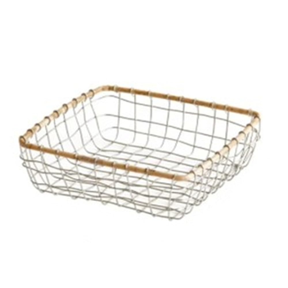 Amazon.co.jp: ワイヤーバスケット 鉄製の家庭用収納バスケット