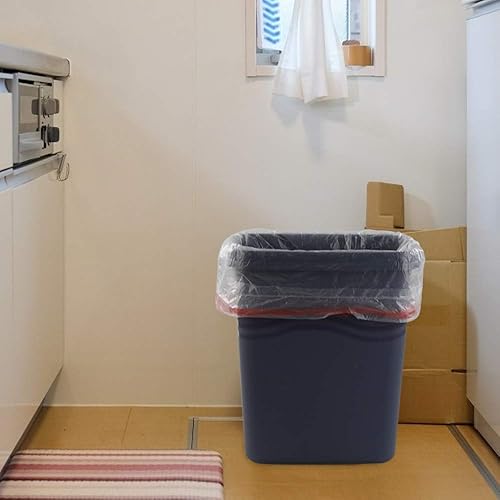 Miniatura 5 de Bolsas de basura de 10 galones con cordón, bolsas de basura transparentes para cocina, 108 unidades