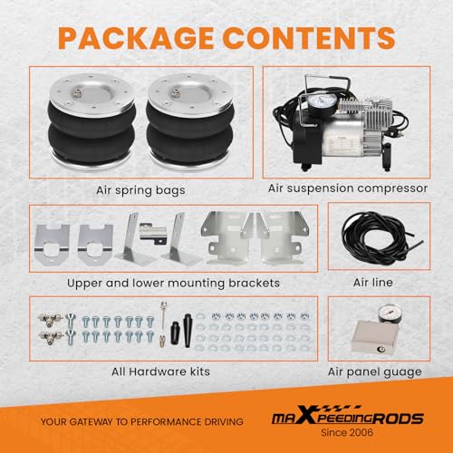 Suspension pneumatique pour corriger l'affaissement Ford Transit 4000KG compresseur - 3