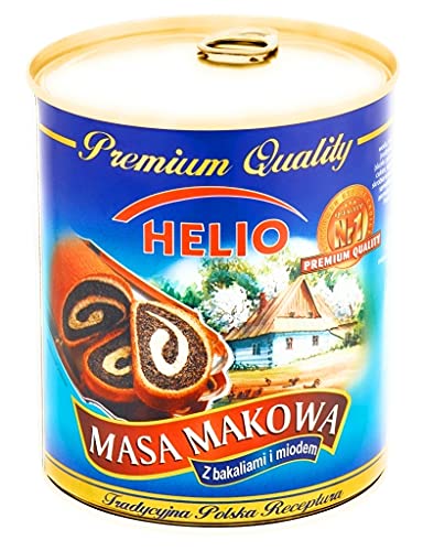 HELIO Poppy Seed Filling With Dried Fruits And Honey / 850g / 29.9 oz / Masa makowa z bakaliami i miodem