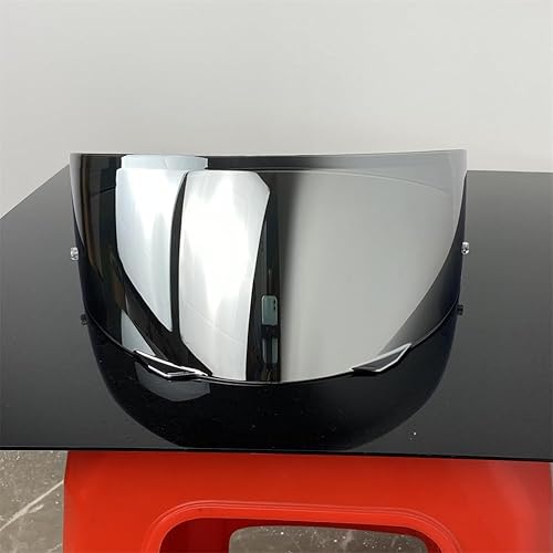 Miniatura 3 de Visera de casco HJ-33 para HJC i90 Shield de repuesto con protección UV accesorios para casco (uso diario plateado)