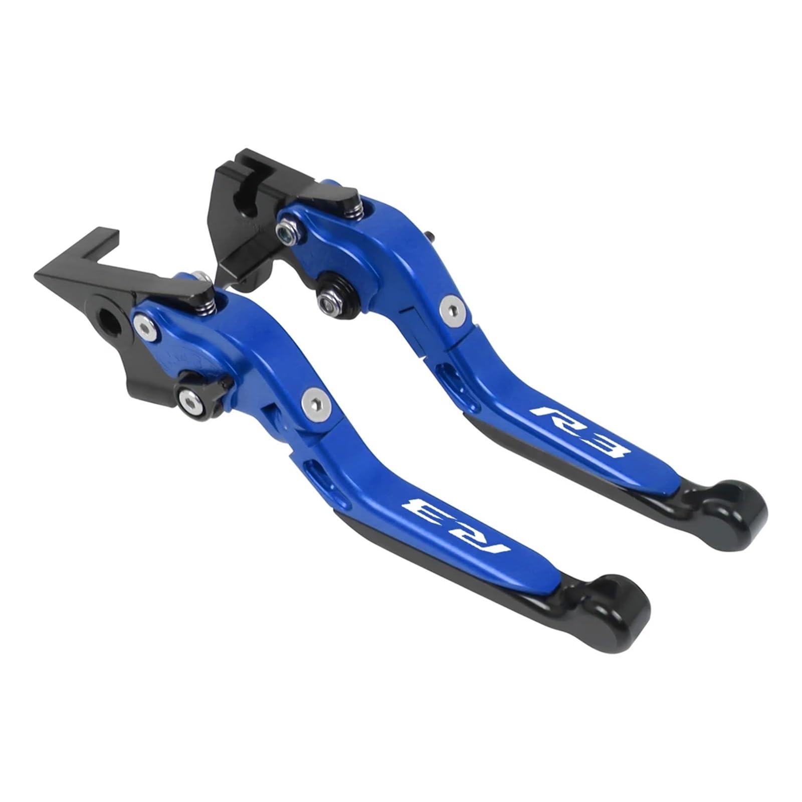 KTEBNWOSD Motorcycle CNC Adjustable Folding Brake Clutch Levers Handle for Ya&maha YZF R3 YZFR3 2015-2022 Brake Clutchs Levers
