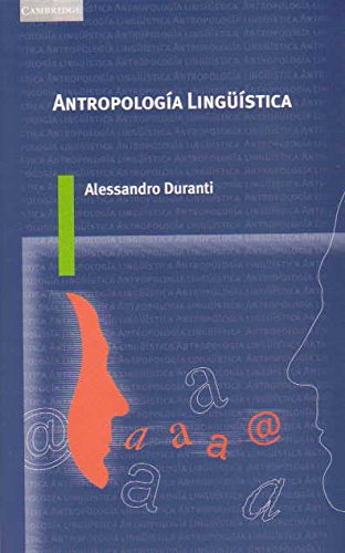 Portada de Antropología lingüística