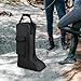 Pegciuho Knight Boot Bag with Carrying Handle Shoes Storage Carry Bag for Outdoor Skiing
