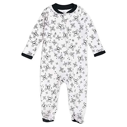 Image of HonestBaby Baby 2-Pack Organic Cotton Footed Pajama Sleep & Play