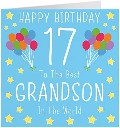 Hunts England Grandma 75th Birthday Card - Happy Birthday - 75 - To The Best Grandma In The World - Lots Of Love - Iconic Collection