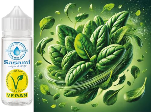 Épinard arôme concentré 100 ml Sasami liquide aromatique naturel et vegan pour DIY