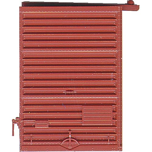 Kadee 2236 HO Scale 7' Youngstown Box Car Door w/Low Tack Board pkg(2) - Red Oxide
