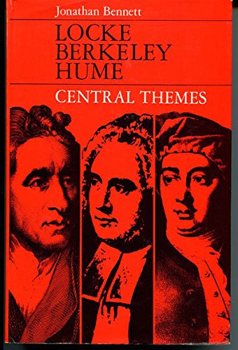 Locke, Berkeley, Hume: Central Themes 0198243529 Book Cover