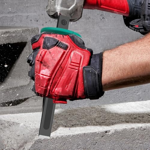 Cinceles resistentes con protector antichoque para picar hormigón 4