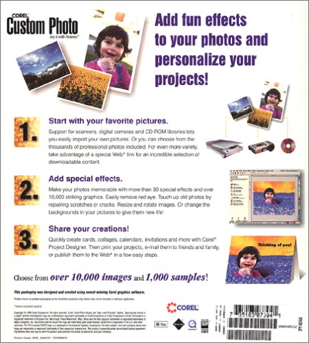 Image of Corel Custom Photo Macintosh