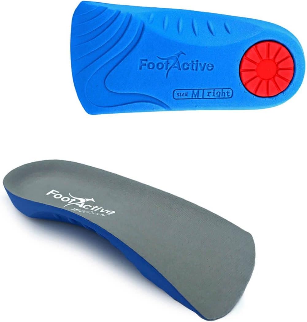 FootActive Medical 3/4 Length Insole, 5/6.5 UK Blue