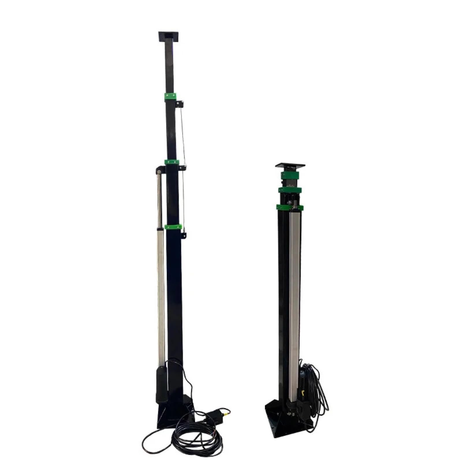 Genterun 7M Electric Lifting 4-8M Self-Upright Electric Automatic Telescopic Mast, Multi-Stage, Aluminum Alloy, For Antenna Light Camera Communication Equipment(7M Electric Lifting)