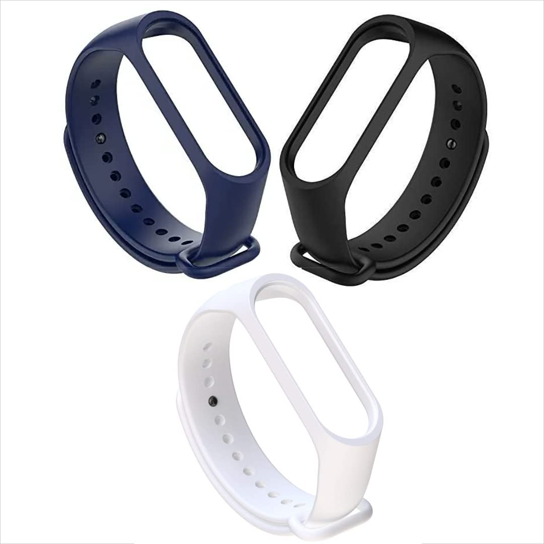 Inefable® Mi Band 3 & 4 Strap Band Wristband Strap Compatible with Mi Band M3 & M4 Original Device Not Included |