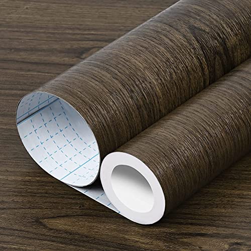 Image of SUNBIRD Wood Grain Wallpaper Self Adhesive Removable Contact Paper PVC Waterproof Wallpaper Rolls Kitchen Stickers Furniture Wardrobe Wall Papers Home Decor (12 X 48 Inch, Plank Wood)