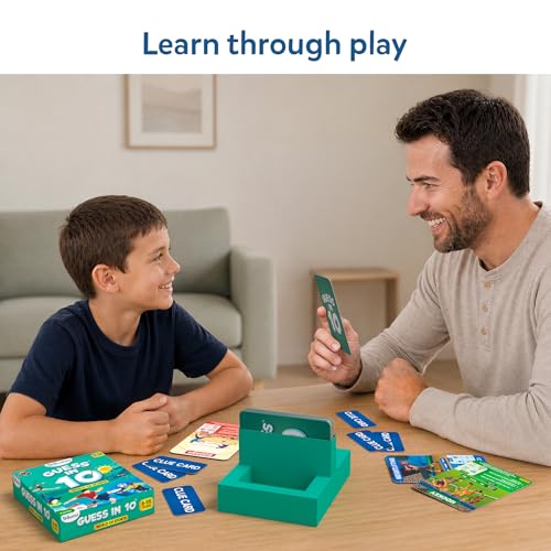 Image of Skillmatics Guess in 10 Sports, Perfect for Boys, Girls, Kids, and Families Who Love Card Games, Toys, Travel Games, Gifts for Ages 6, 7, 8, 9 and Up