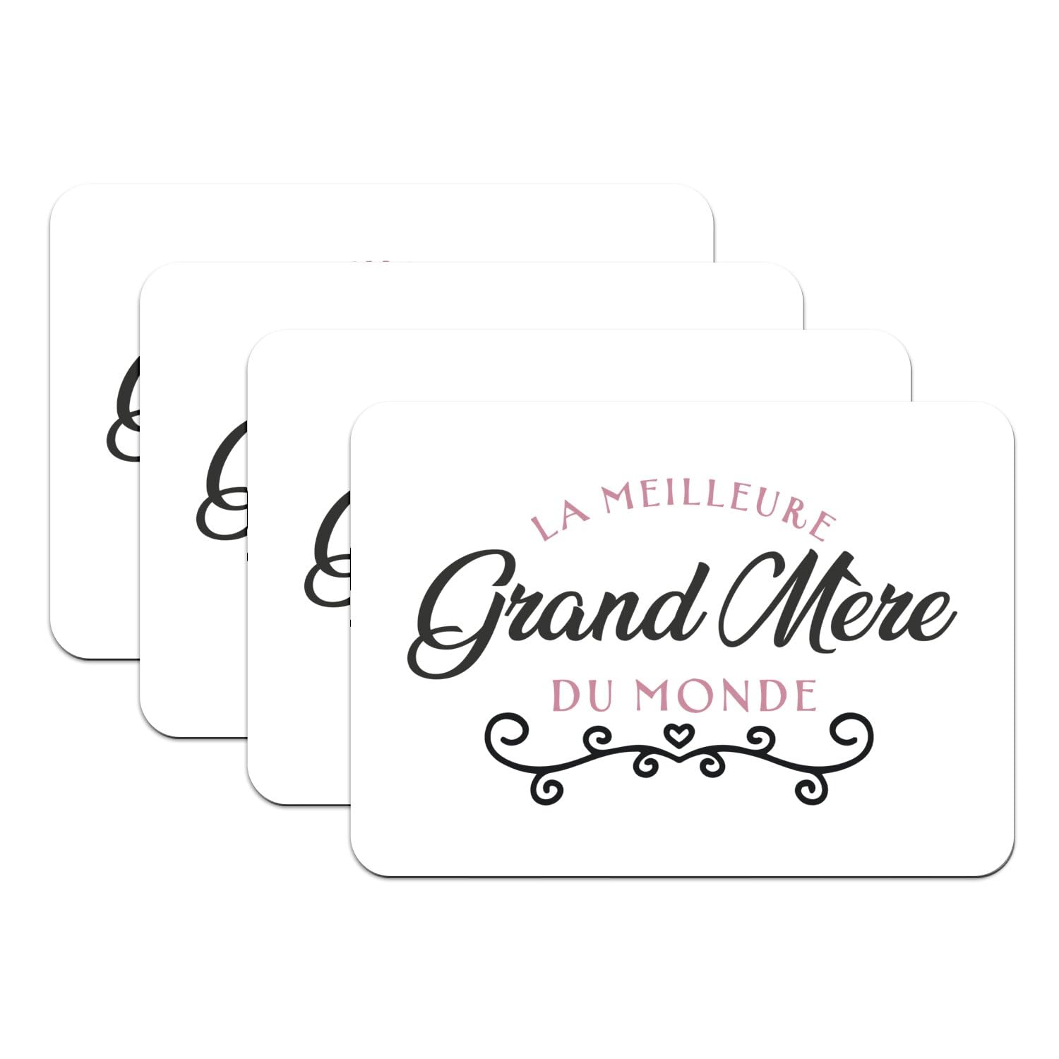 Set de table caoutchouc blanc antidérapant pour protéger vos meubles