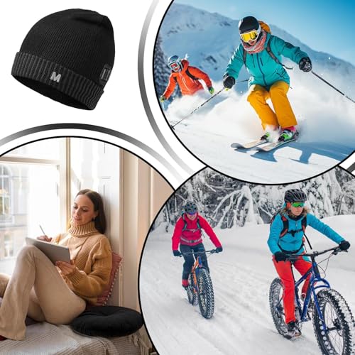 Chapeau d'hiver à 3 modes chauffants USB haute performance