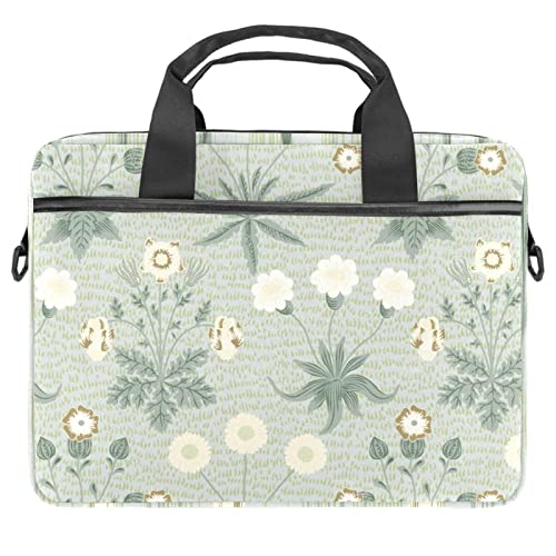 Sac ordinateur 13.3 pouces pour le bureau et l'université motif floral marin