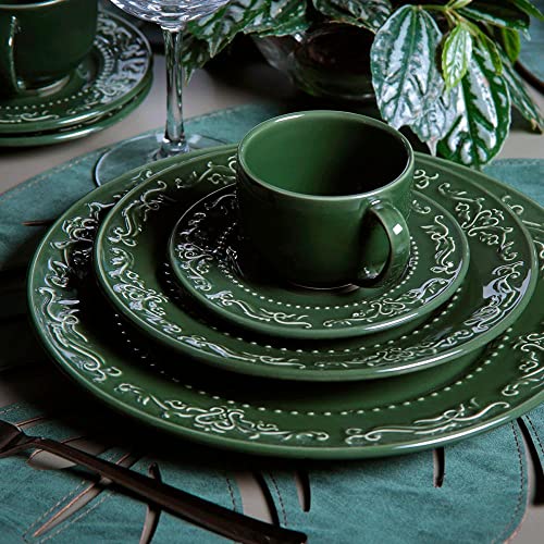 CONJUNTO C/ 6 XÍCARAS DE CAFÉ C/ PIRES ACANTHUS BOTÂNICO 72 ml