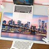 ⌨ Tapis de souris grand jeu: la taille du jeu de tapis de souris est de 31,5 x 11,8 pouces (30 * 80cm), ce grand tapis de souris a beaucoup d'espace pour votre ordinateur portable, souris, clavier et tasse, vous n'avez pas à le déplacer aussi souvent que le petit tapis de souris traditionnel, vous pouvez déplacer la souris librement sans interruption.