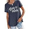 Boy-Mom-Shirt-for-Women-Mom-Shirts-Mother-Gifts-T-Shirt-Mom-of-Boys-Funny-Tops-Tees Boy Mom Shirt for Women Mom Shirts Mother Gifts T Shirt Mom of Boys Funny Tops Tees (Blue-A, Large)