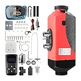 【FÁCIL DE INSTALAR】 Calentador diésel de 12V Estructura compacta, fácil de instalar.Cuando se reemplaza el vehículo, se puede desmontar en el nuevo automóvil.El combustible, la electricidad y la temperatura se pueden configurar arbitrariamente.