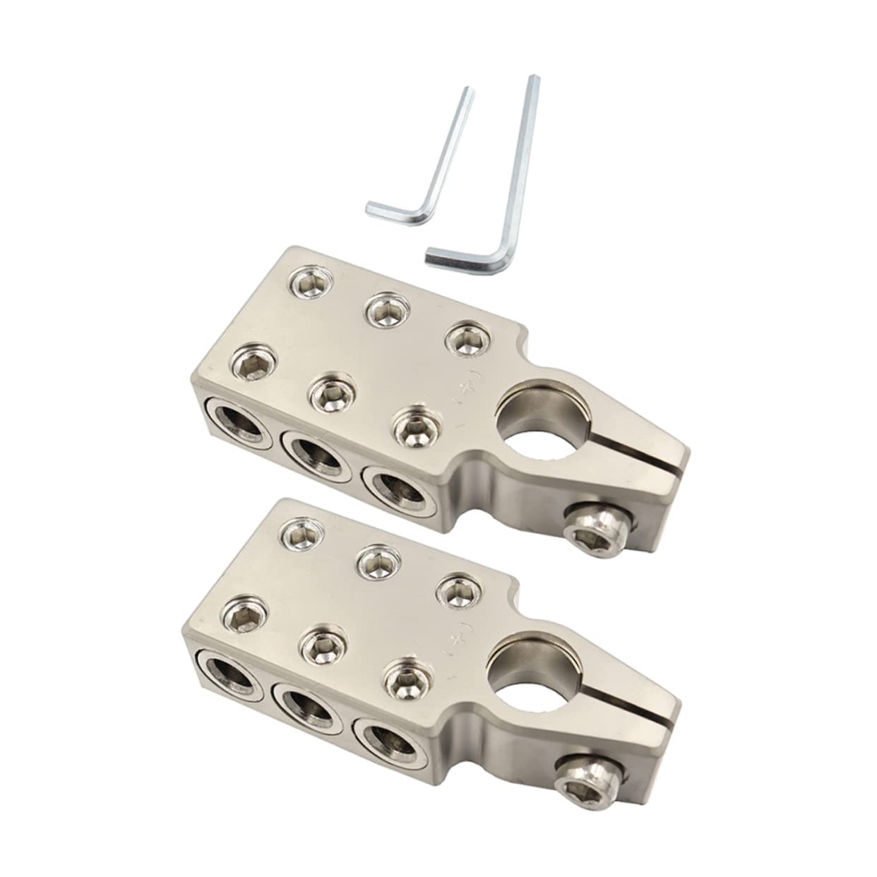 Borne de Batterie de Voiture 1 Paire 1/0 Awg Alliage de Zinc