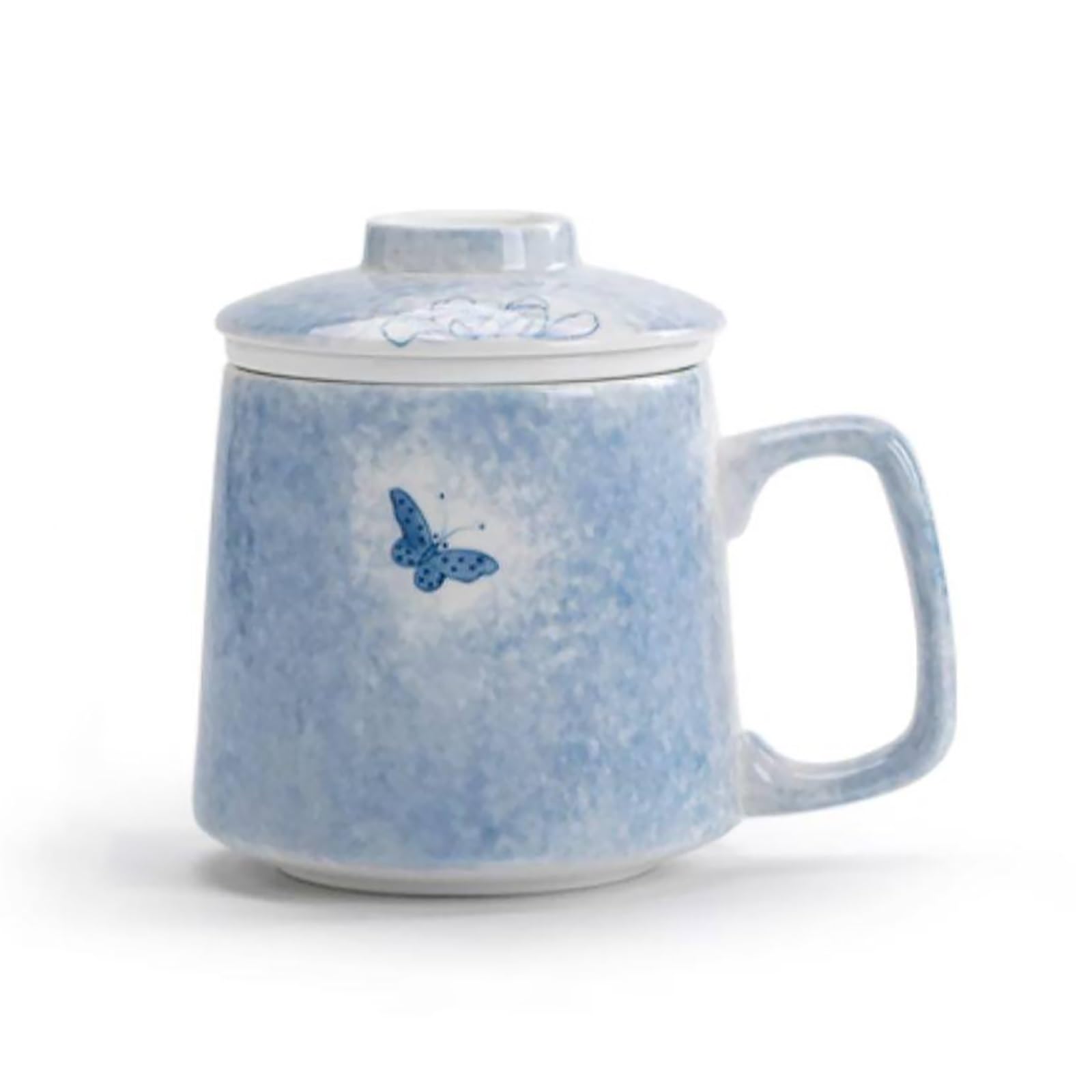 Taza Ceramica, Tazas de Te, Infusor para Té de Hojas Sueltas, Elegante y Sencillo, Apto para Lavavajillas, Ideal para El Hogar y La Oficina