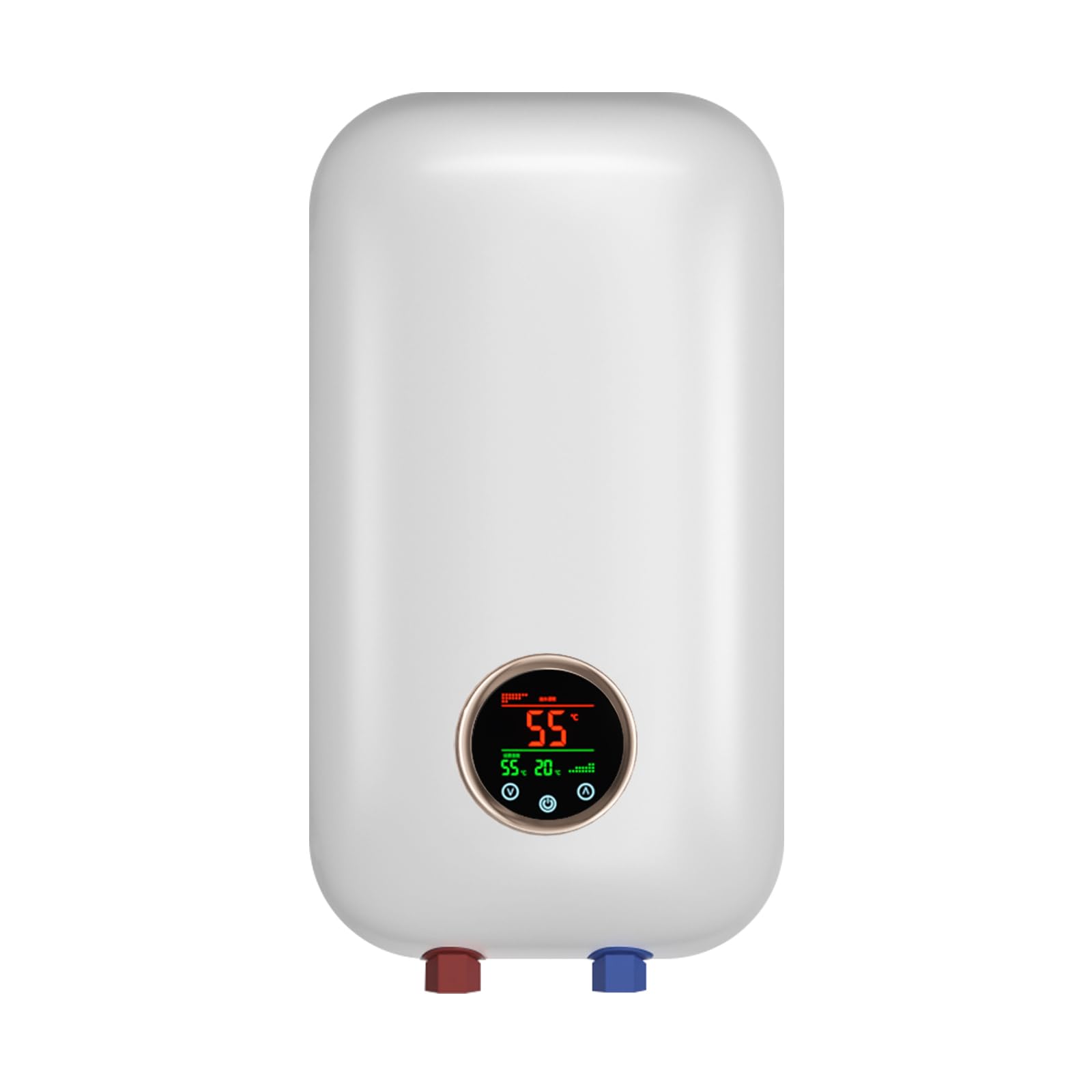 8.5KW Electric Tankless Water Heater, 240V On-Demand Instant Hot Water Heater for Point of Use, Digital Display, Wall-Mounted Under Sink Shower Bathroom