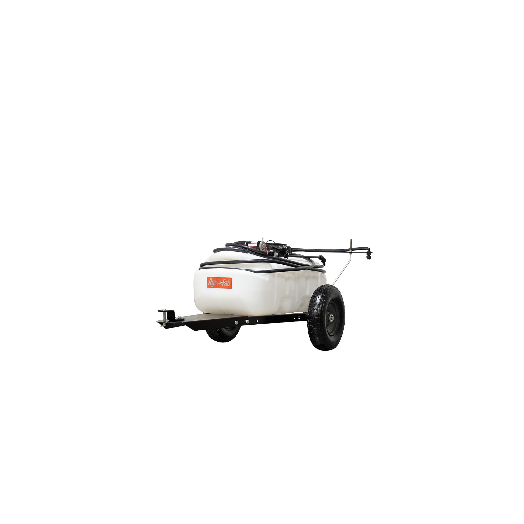 Agri-Fab Tow-Behind Lawn Sprayer with Boom and Spray Wand, 15 Gallon Capacity, 1.6 GPM 100 PSI Pump