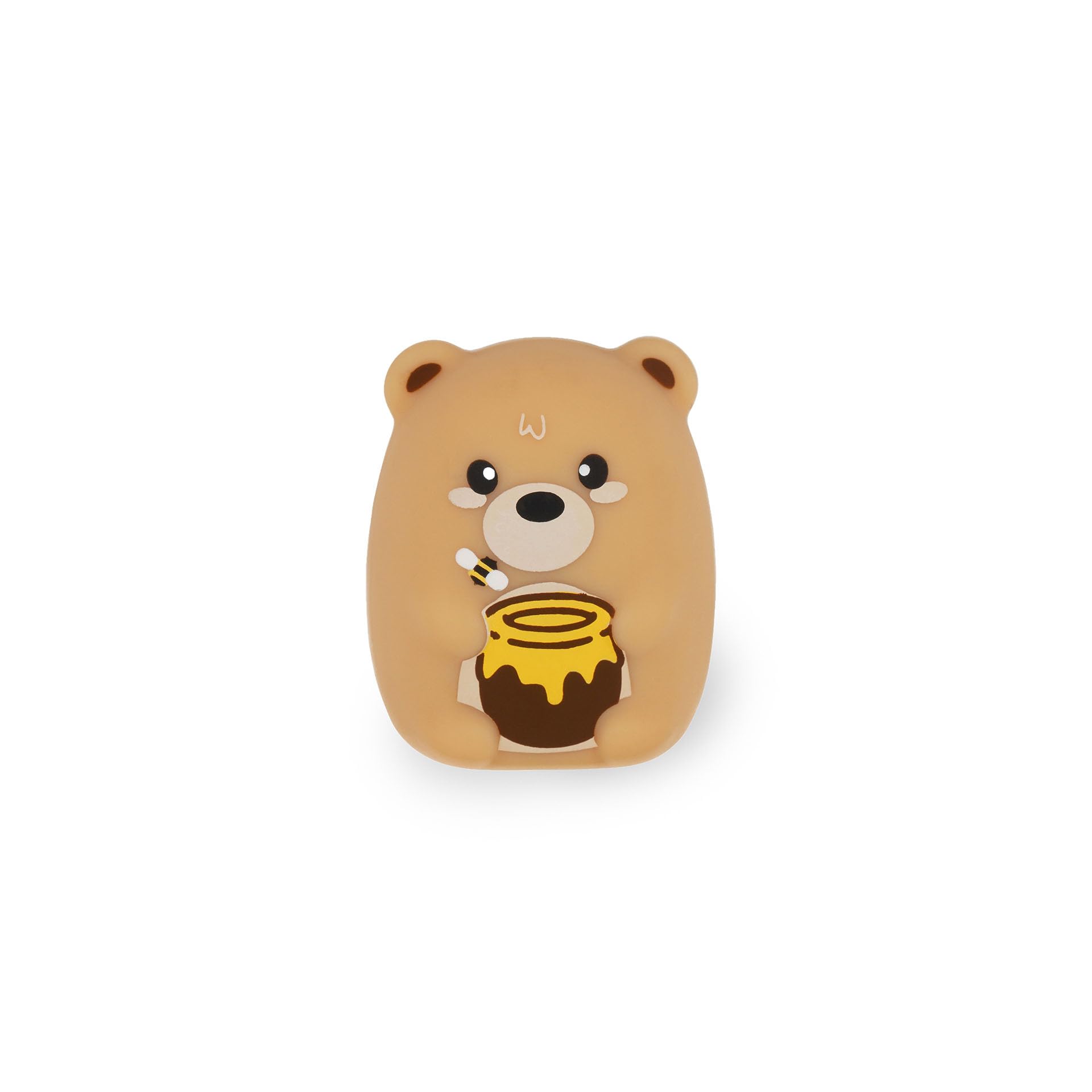 Legami - Temperino Matita - Mini Friends, Temperamatite Ideale per Bambini, Facile da Impugnare, Tempera Matite e Pastelli, Cancelleria Scuola e Ufficio, Dimensioni 3 x 4,5 x 2 cm, Tema Teddy Bear