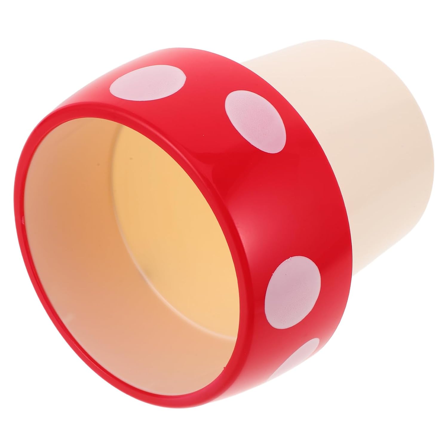 BESTYASH Cute Mushroom Trash Can Desktop Waste Bin for Home Office Multifunctional Pen Holder and Recycling Container Adorable Design for Nursery Kitchen Use