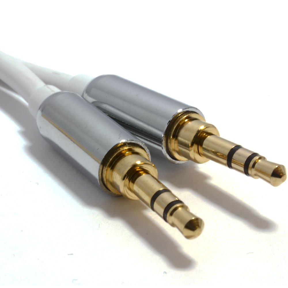 Amazon Kenable Pro ホワイト3 5mmジャックオス オスステレオオーディオケーブルリードゴールド1 5m 5フィート Kenable ステレオケーブル