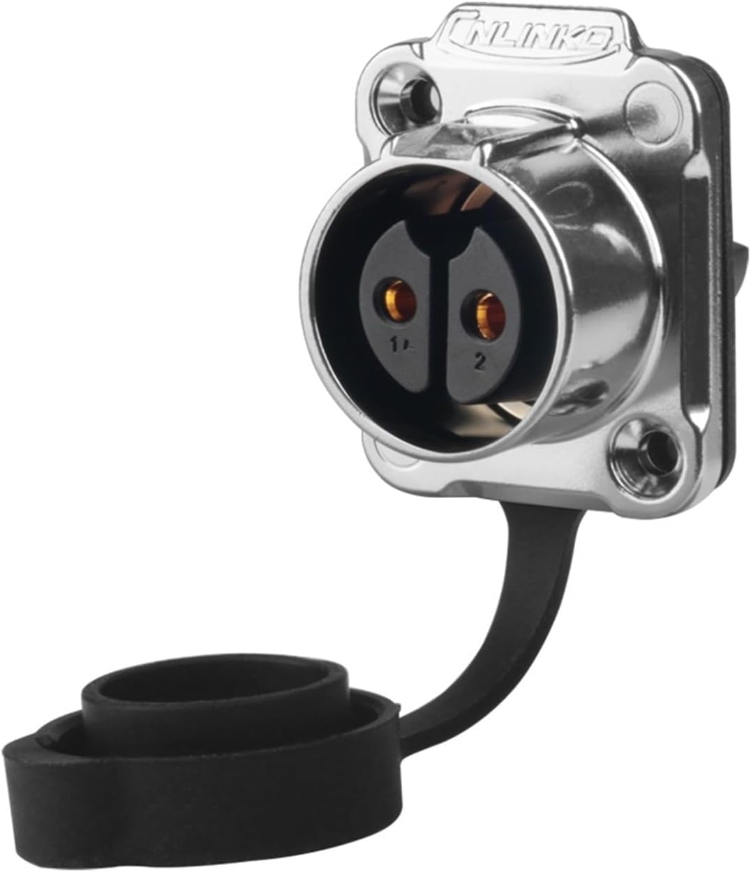 1Pcs LP20 Waterproof IP68 Screw Terminal Industrial Connector 500V AC 20A 2 Pin 3Pin Metal Shell Quality Connector(Socket C ONLY,2P)