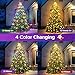 Marchpower Christmas Tree Lights Color Changing, 11 Modes Christmas Light Outdoor with Remote Control, 400 Diamond LED 6.6FTx10 Waterproof Xmas Tree Lights with Timer & Memory Function for Indoor