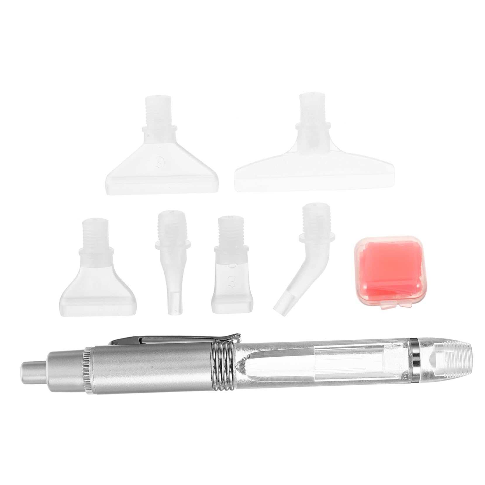 NUOBESTY Lot De 5 Stylos De Perçage Diamantés Pointe en Plastique Non Pliable Faciles À Utiliser pour Le Pointillage Diamanté