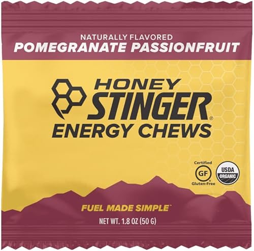 Honey Stinger Chew Energy Granada Passion Fruit Box 12 Count Organic 216 oz