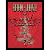 Pyramid International Bon Jovi Poster im Rahmen (Living' on 