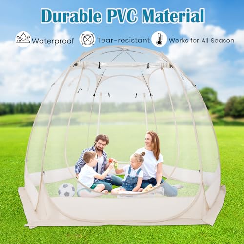 Carpa Pop Up Transparente para 6 Personas Camping miniatura 3