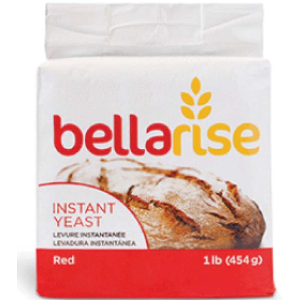 10 pack Bellarise (Red) Instant Dry Yeast - 1 LB Fast Acting Instant Yeast for Bread