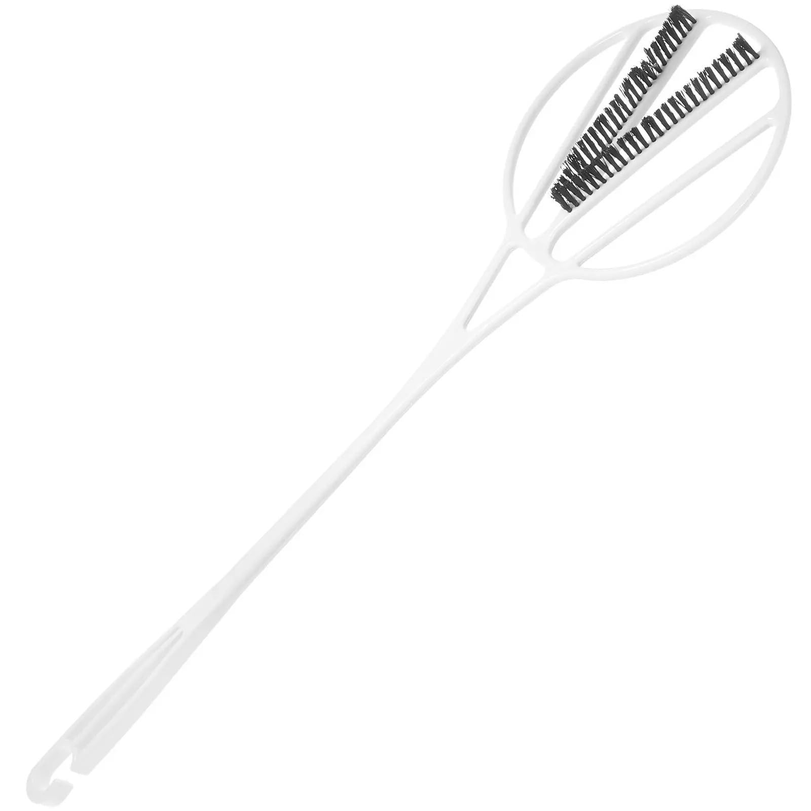 IUVYTA Carpet Beater Quilt Beater Dust Sweep Tool Long Handle Dual Sided Carpet Beating Soft Bristle Removal Household