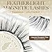 LASHVIEW Magnetic Eyelashes Natural Look, Reusable Manga Magnetic Lashes Kit with Applicator RCM01-NEW