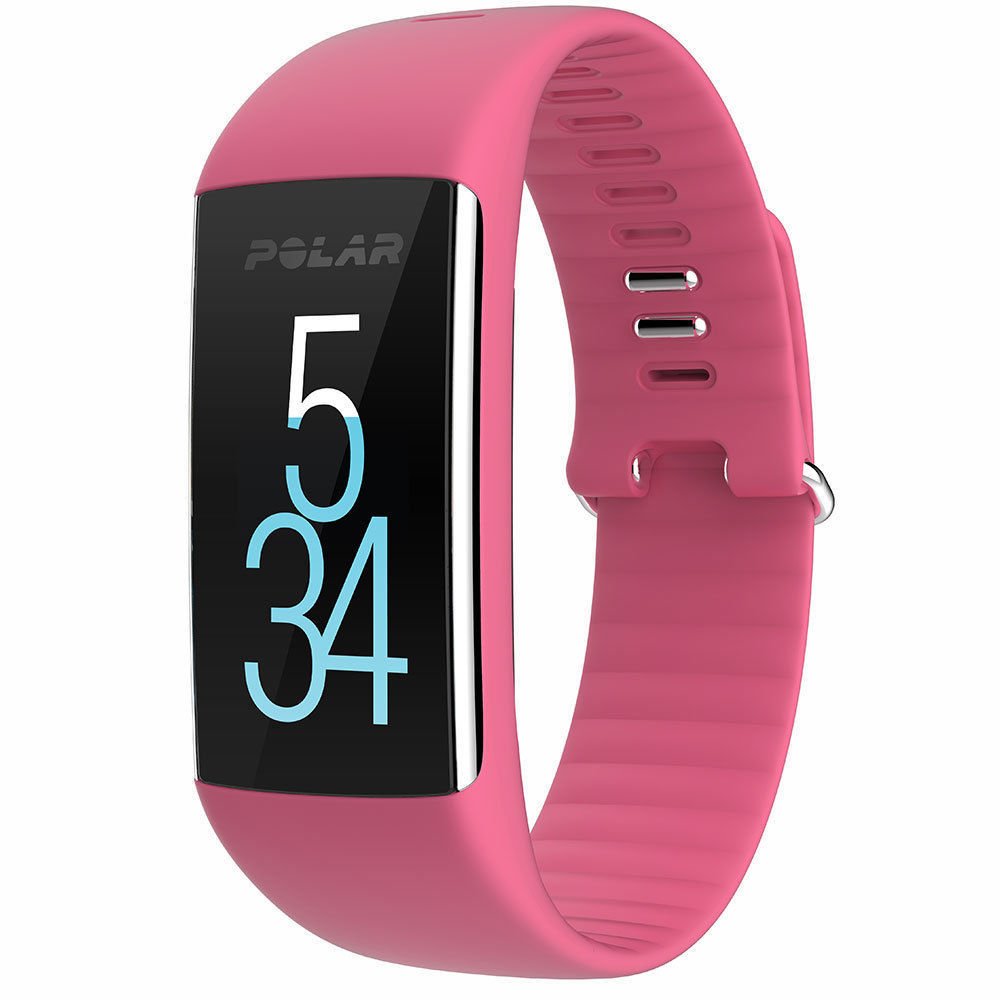 Polar A360 Fitness Tracker, Pink, Small, Activity Trackers