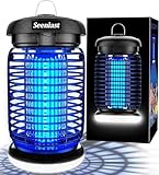 seenlast Insektenvernichter Elektrisch Mit LED-Licht, Mückenlampe 15W 4200V Mückenfalle Mückenschutz Fliegenfalle Elektrisch Mückenabwehr, für Mücken,Motten,Fliege,Spinnen, Wasserdicht IPX4