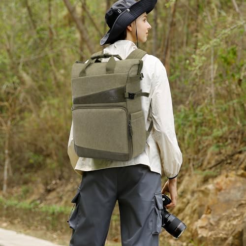 Mochila para Cámara DSLR/SLR/Mirrorless con Compartimento para Laptop 15-16 pulgadas miniatura 6
