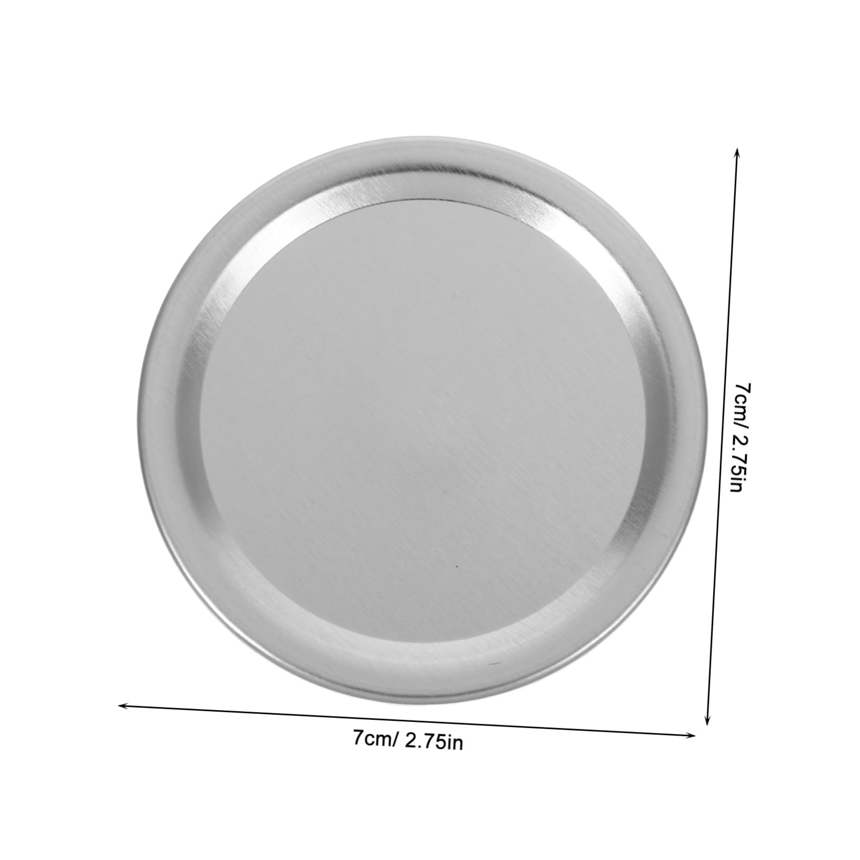 Coperchi Mason Jar 100 Pezzi 70mm in Alluminio per Vasetti
